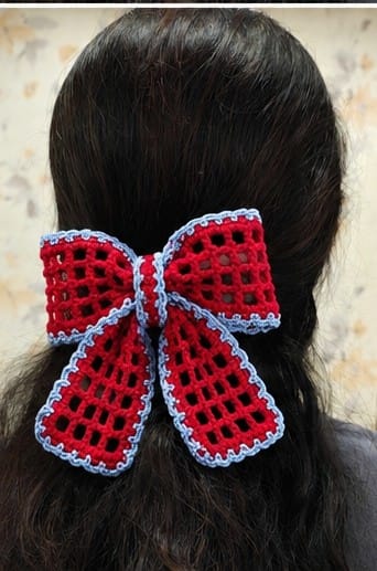 Mesh Bow Hair Clip