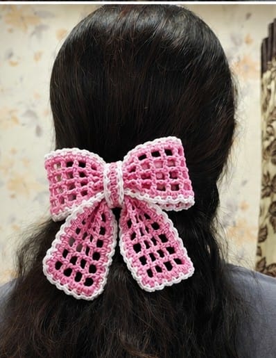 Mesh Bow Hair Clip