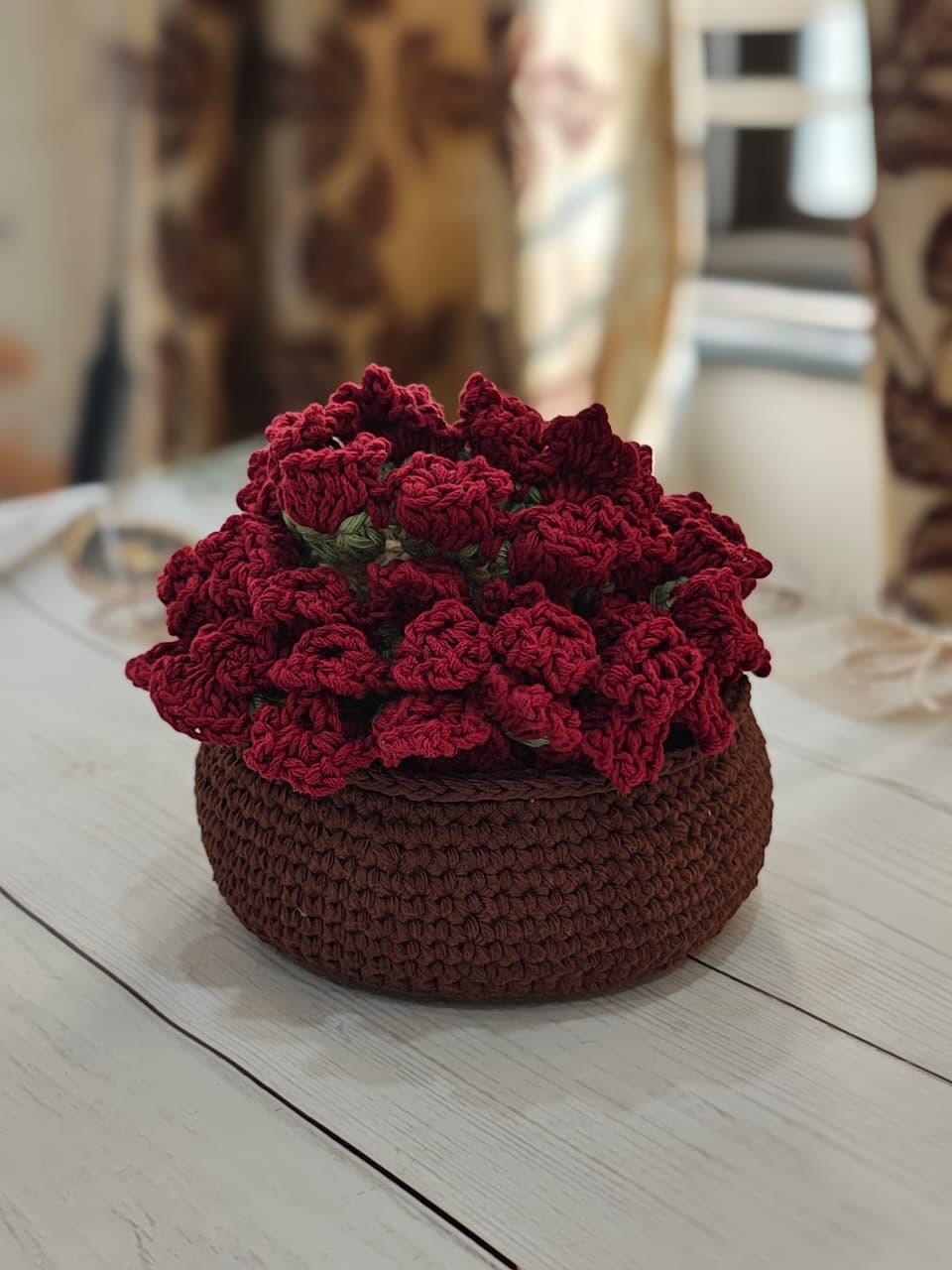 2-in-1 Rose Bouquet & Coaster Set