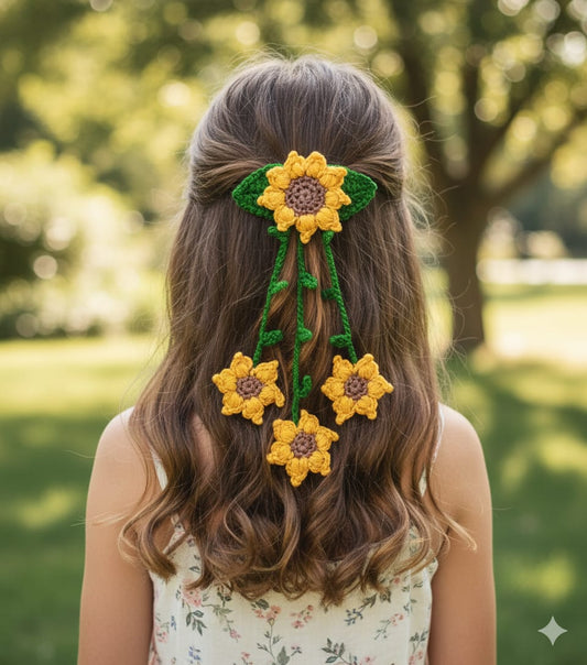 Sunflower Hair Clip